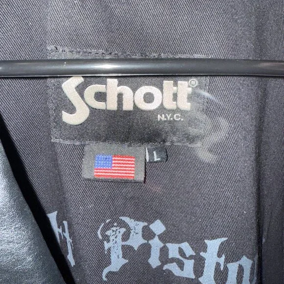 USA Schott Perfecto Black Lambskin Leather Jacket LC1140 - Picture 7 of 10